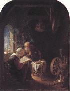 Gerrit Dou Tobit and Anna (mk33) oil painting reproduction